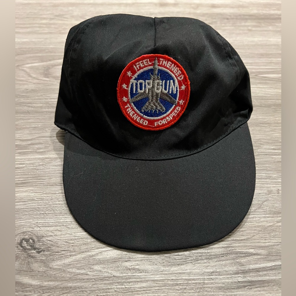 Top Gun Hat Adjustable Elastic Back Need for Speed Black